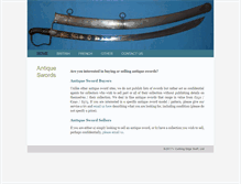 Tablet Screenshot of antique-swords.com